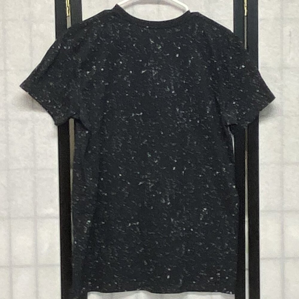 Looney Tunes Graphic Tee Black Speckle M Short Sleeve WB Cartoon Character Shirt - Picture 2 of 11